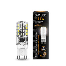 107709103 Лампа Gauss LED G9 AC185-265V 3W 2700K 1/20/200, шт 107709103 Лампа Gauss LED G9 AC185-265V 3W 2700K 1/20/200, шт