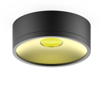 HD026 LED светильник накладной HD026 12W (черный/золото) 3000K 140х50,770лм, 1/30
