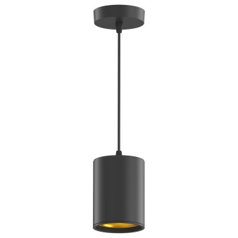 HD037 LED светильник накладной (подвесной) HD037 12W (черный/золото) 3000K 79*100мм 1/20